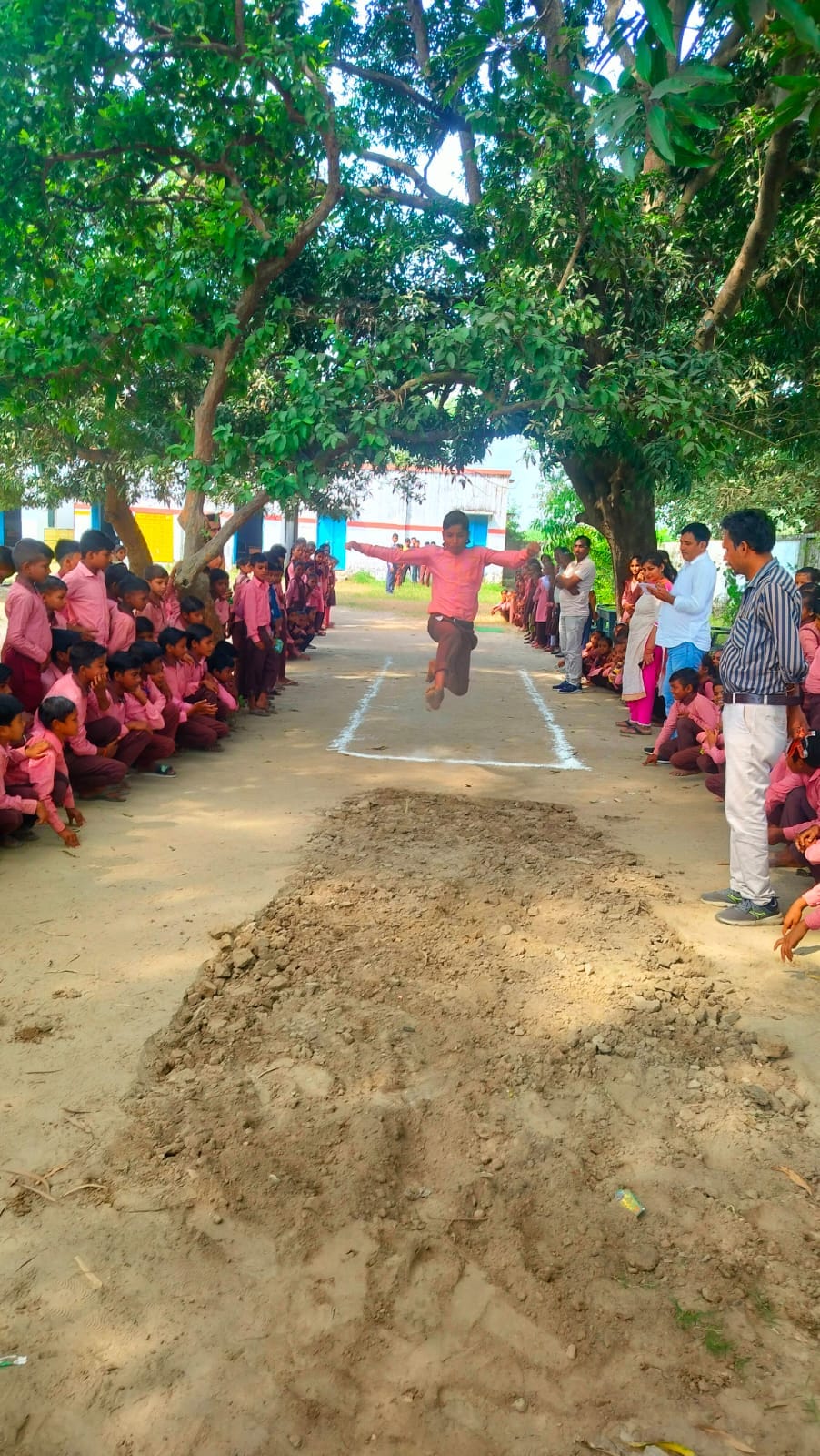 Children showed their strength in cluster level sports