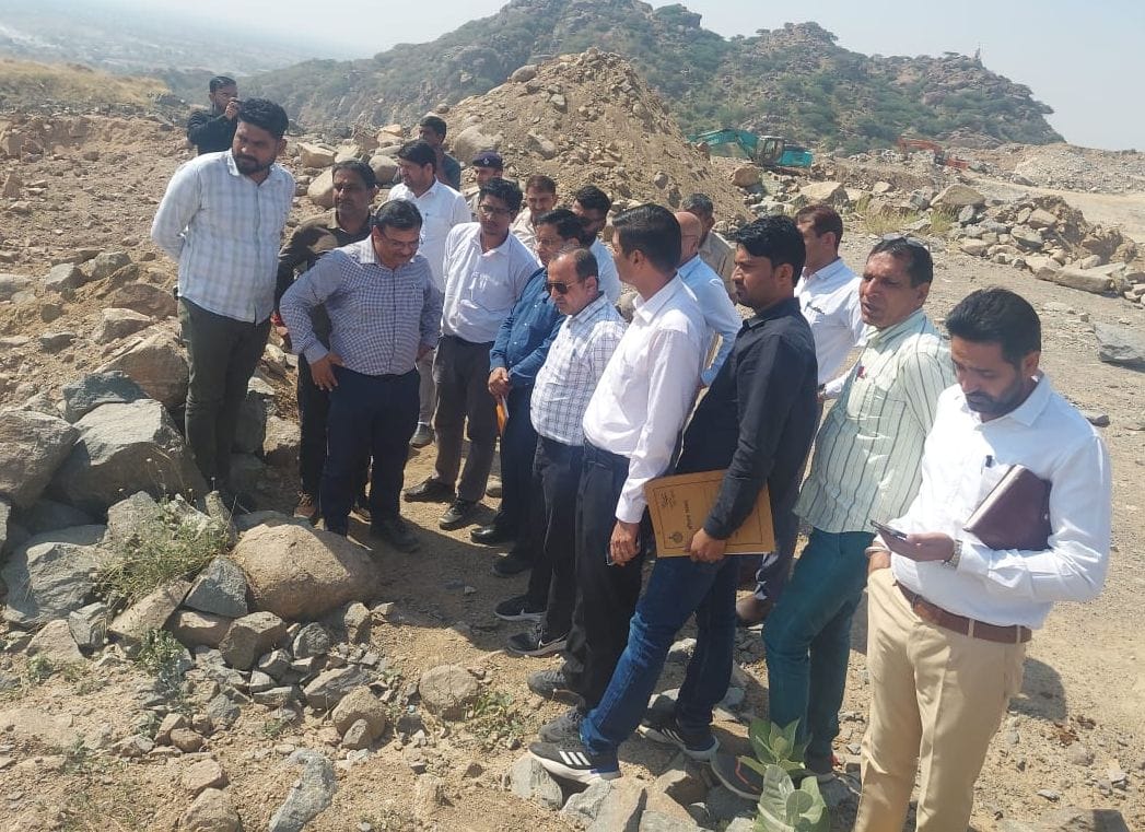 NGT officials inspected mining area in Khanak on pollution complaint