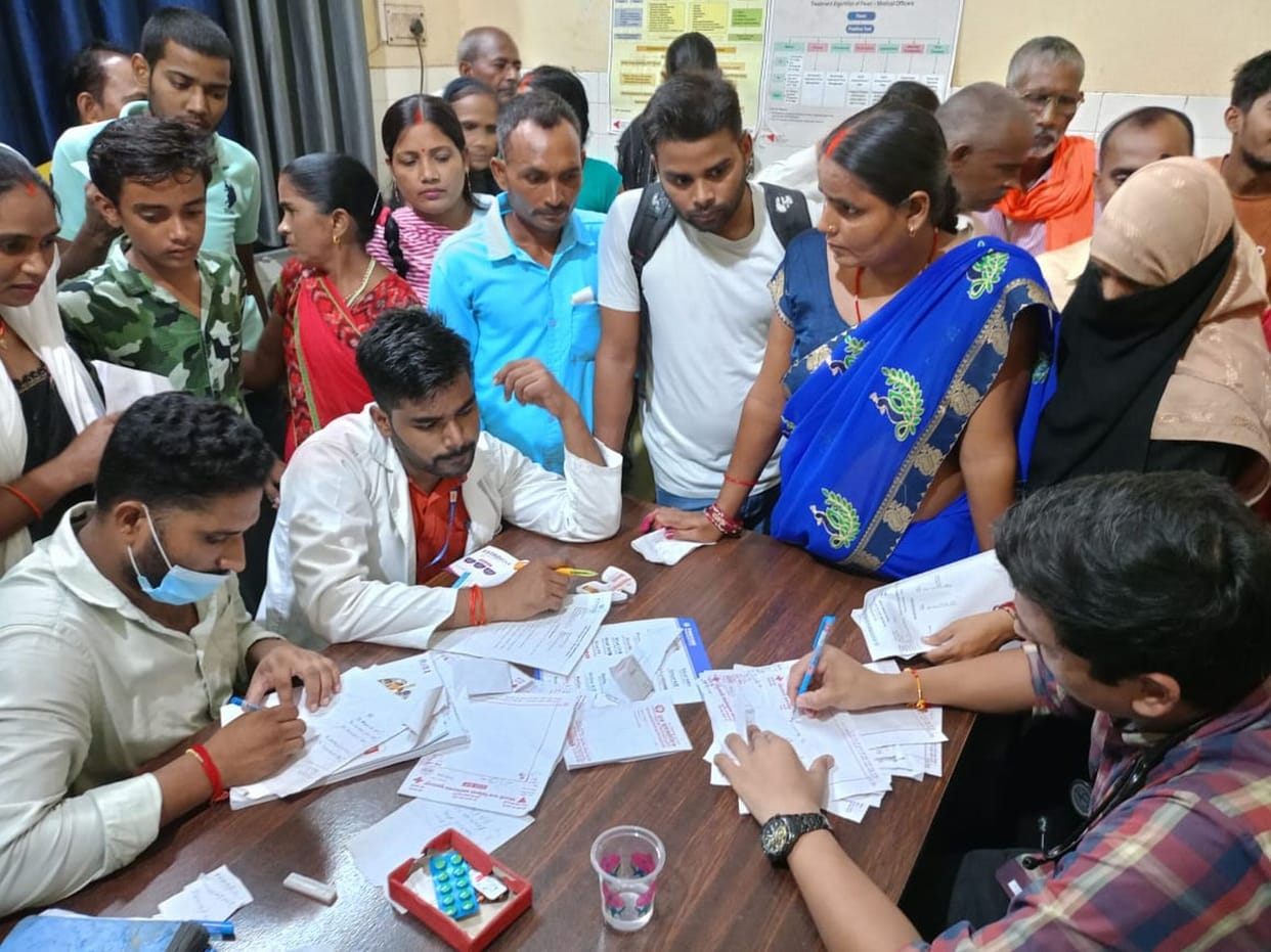 3,598 patients reached medical college, 60 percent suffering from cold and fever
