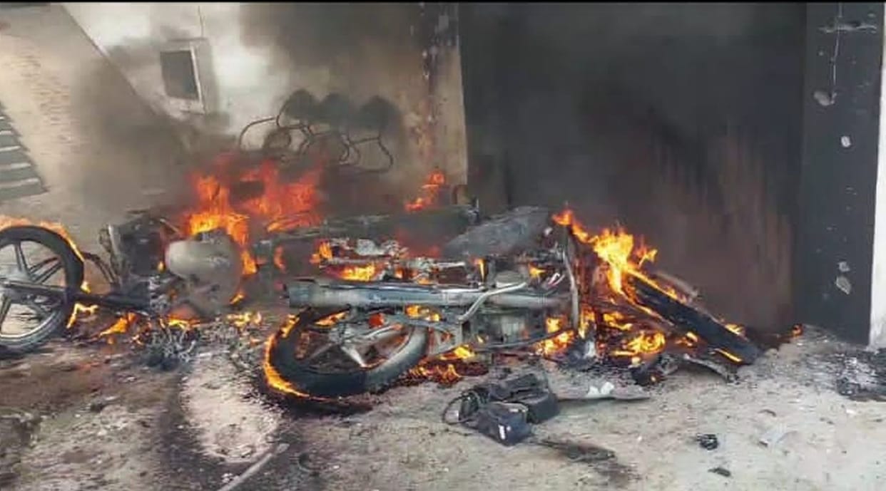 There was arson everywhere throughout the night, people were scared seeing the debris in the morning