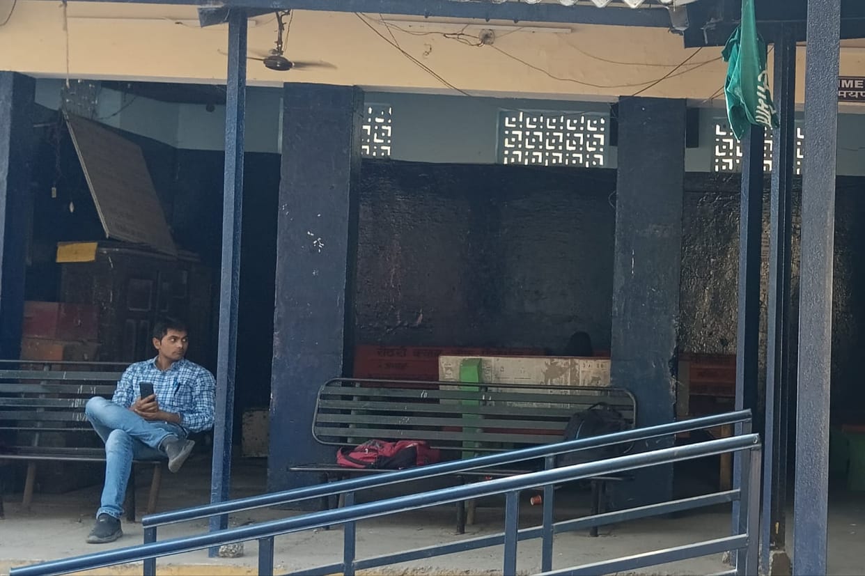 Roadways bus stand is being operated amidst chaos