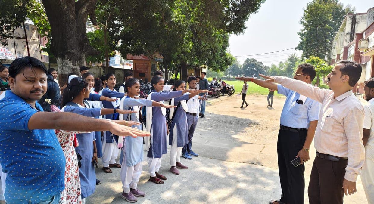 Students were administered the oath of road safety
