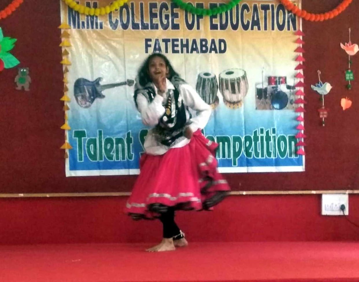 Renu won in dance, Kumkum in painting and Sakshi won in singing.