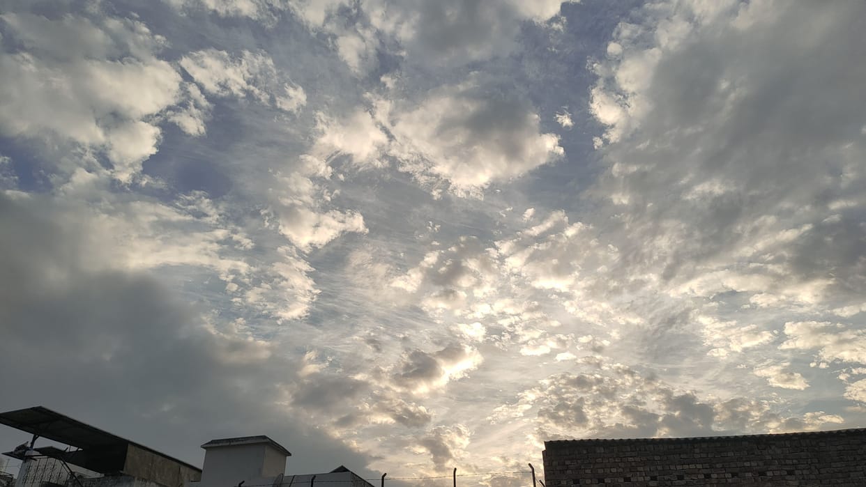 Night temperature decreased by one degree in four days