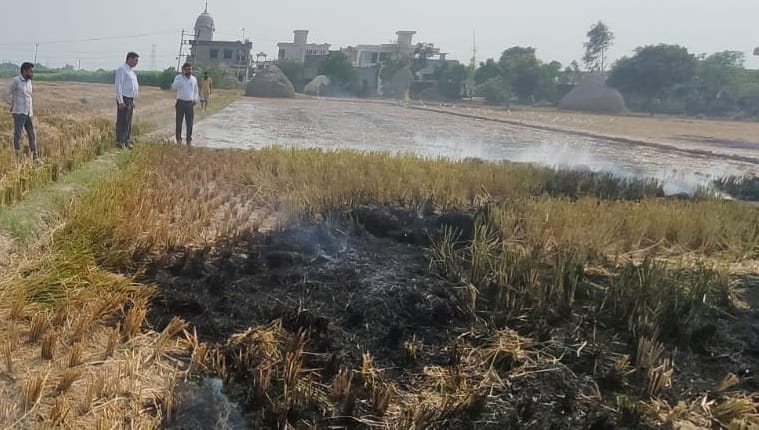 Stopping burning of crop residue becomes a challenge, officials are sweating