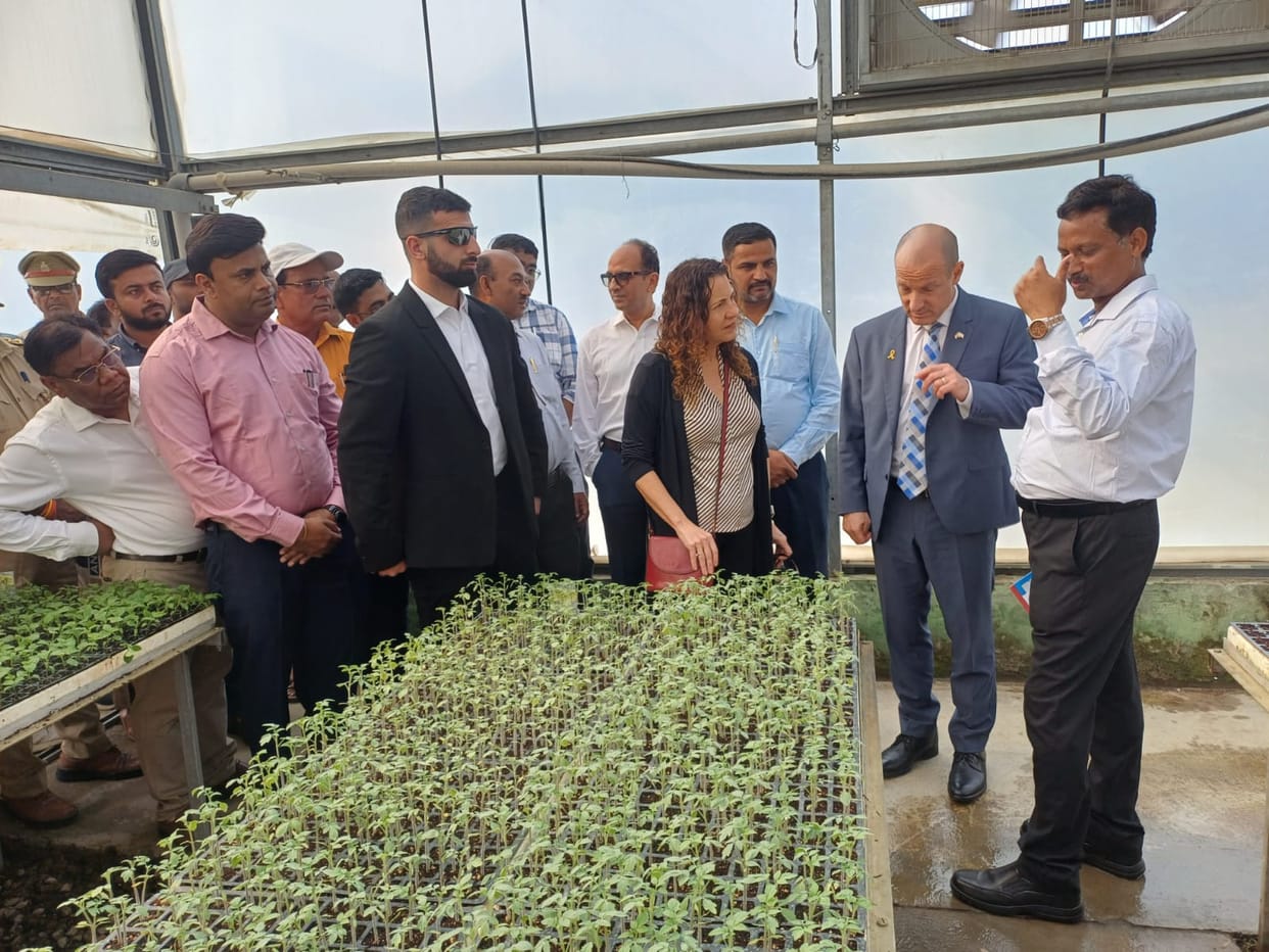 Israel's ambassador came to see Banjariya Farm with his wife