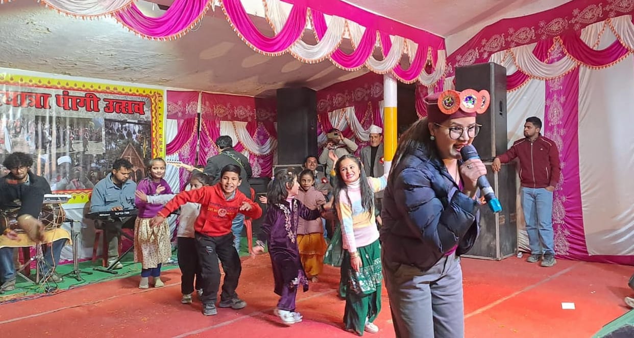 Pangi College team won the Kabaddi competition