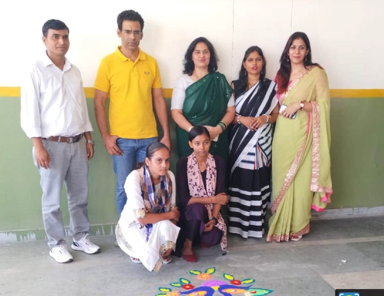Alisha won in the dance competition held in Chhara College
