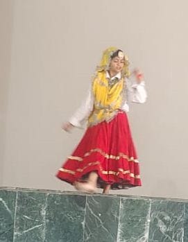 Meenakshi and Santosh won in Haryanvi solo dance
