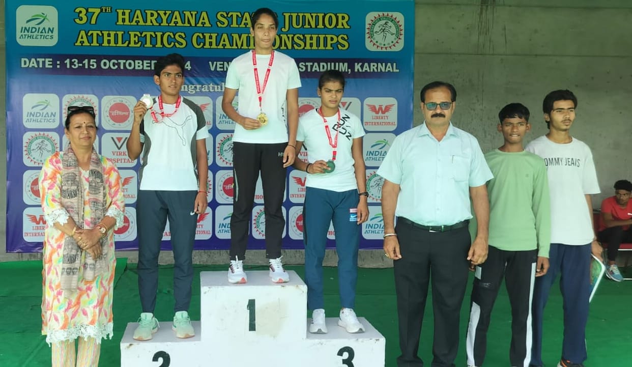 15 players won 16 medals in state level athletics competition