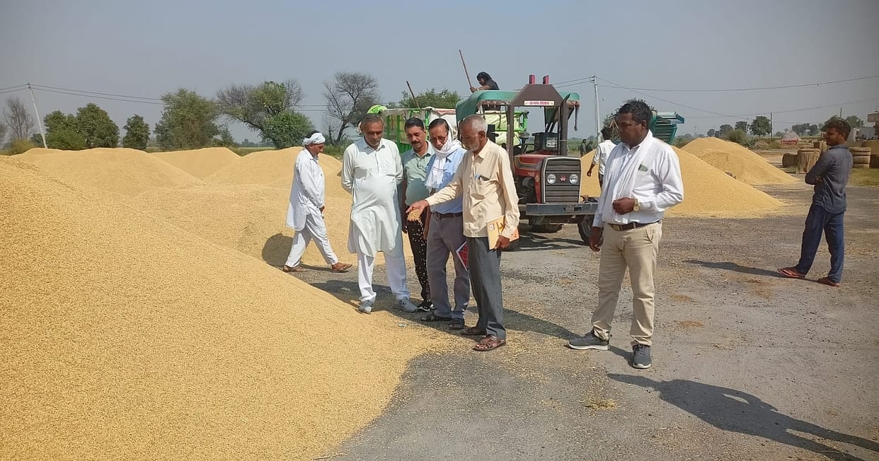 PR paddy purchased for the first time at Kabrachcha Purchase Center