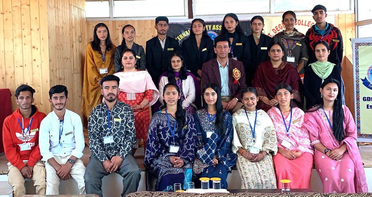 Chaupal College, newly elected members of Central Student Council administered oath, oath ceremony, Rohru