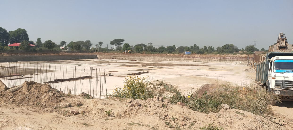 80 percent construction work of tank-3 of Champapuri water house completed