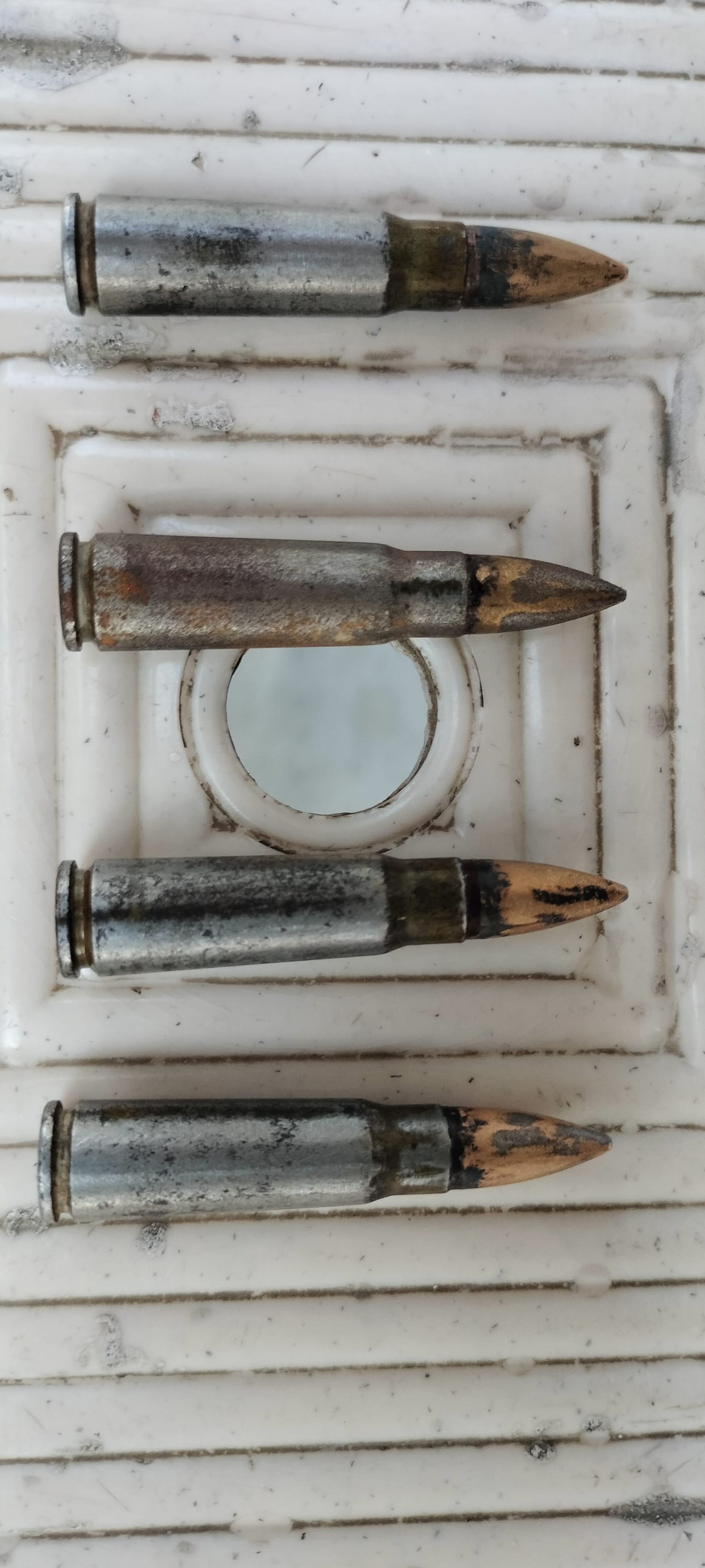 Children of migrant laborers found four cartridges on the banks of Swan River.