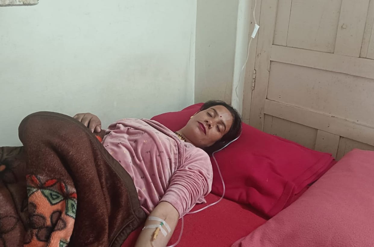 After waking up from hunger strike, his health deteriorated at home, admitted to hospital.