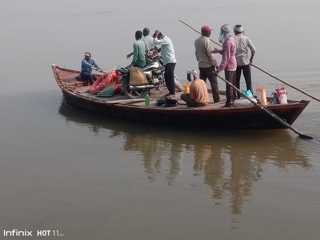 We will have to wait for the pontoon bridge on the Sharda river