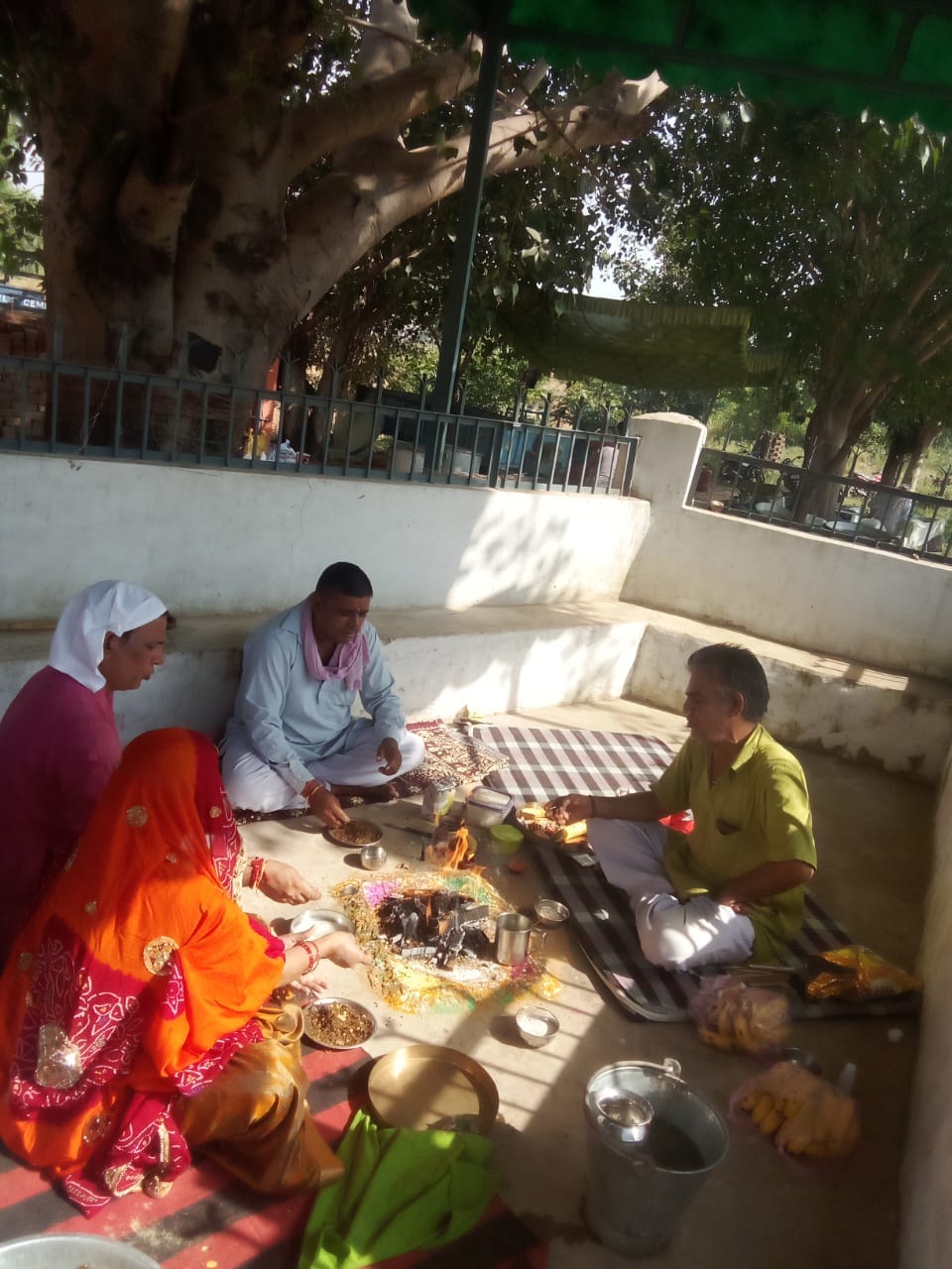Havan and Bhandara organized in Hanuman temple