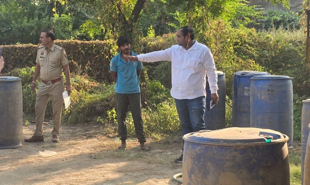 Six drums of petrol kept illegally stocked, 14 drums of thinner recovered