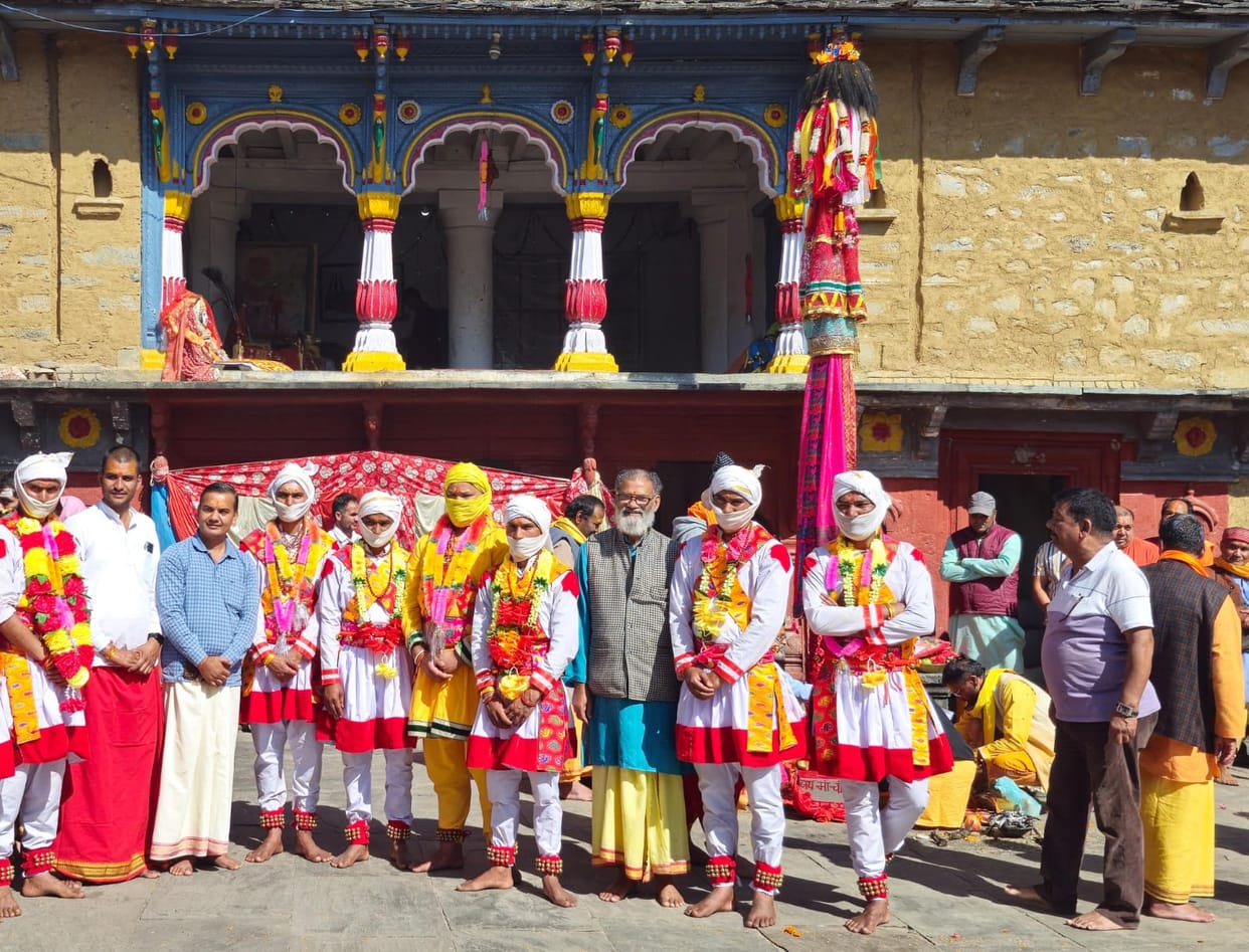 Mother Chandika welcomed in Devaldhar and Mandal villages