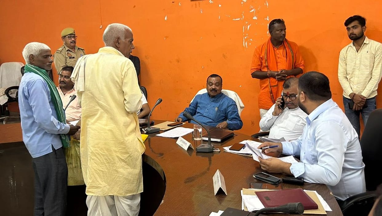 When DM gave the order, Lalji got relief