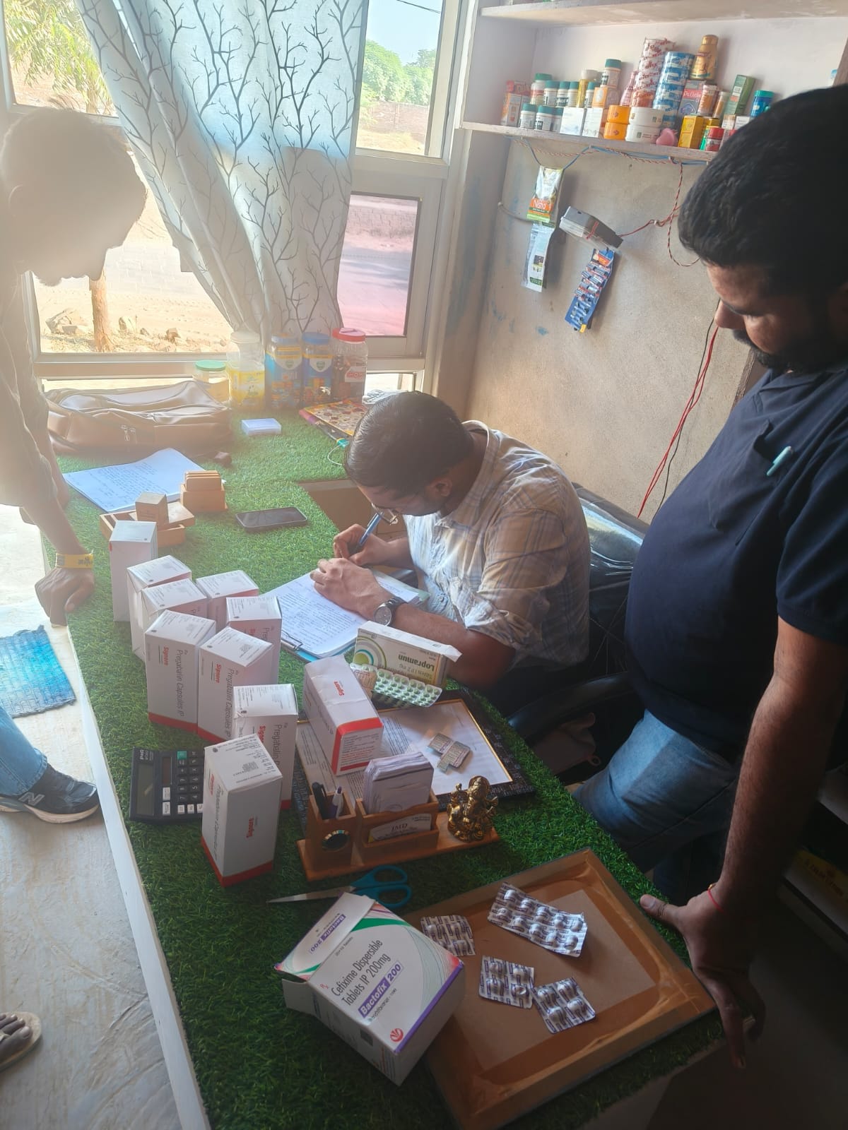 Medical store sealed in village Desumalkana after banned medicines were found