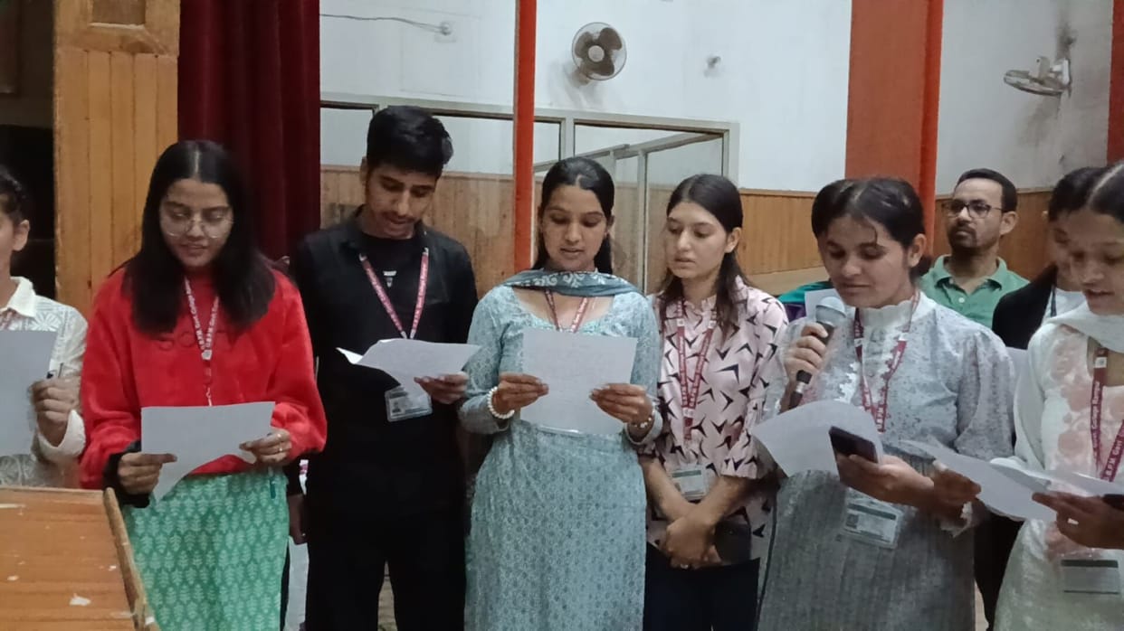 Government College Rampur, Central Students Union, Oath Taking Ceremony, Shimla
