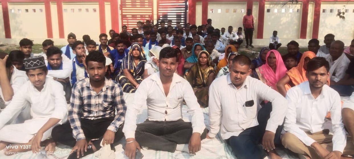 Protest in CO office for arrest of accused