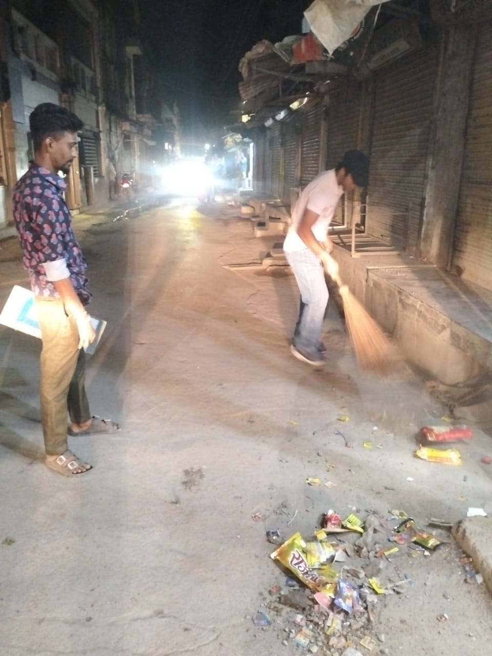 आबूरोड में रात्रिकालीन सफाई व्यवस्था शुरू