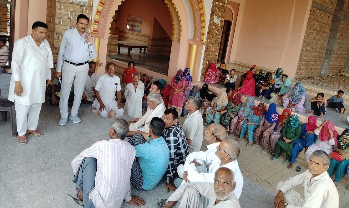 Drinking water not available for seven months, villagers protest