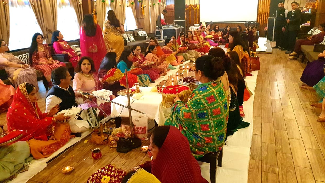 Played Tambola along with taking selfies, celebrated Karva Chauth by dancing and singing