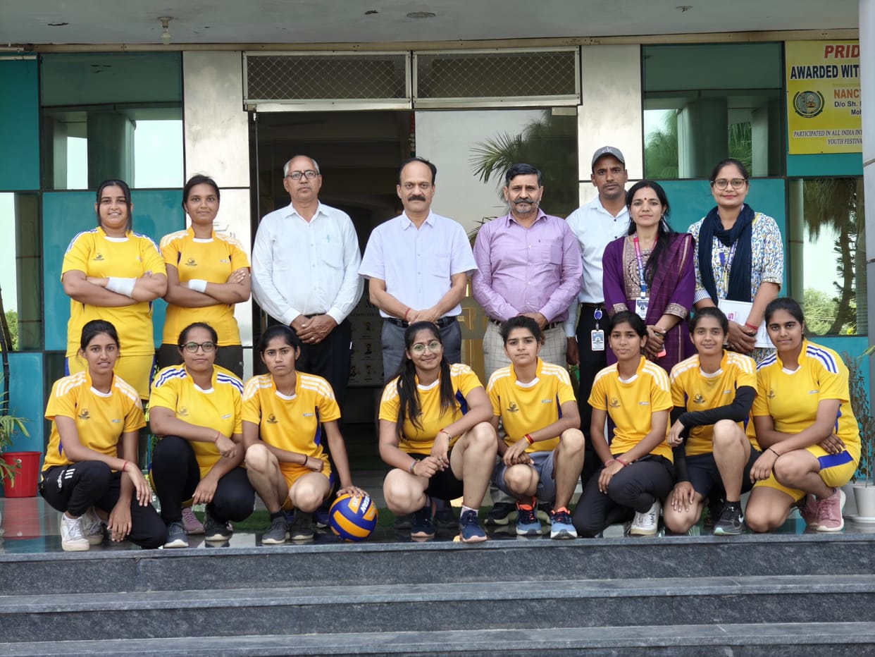 Dhanaunda's daughters won in volleyball competition