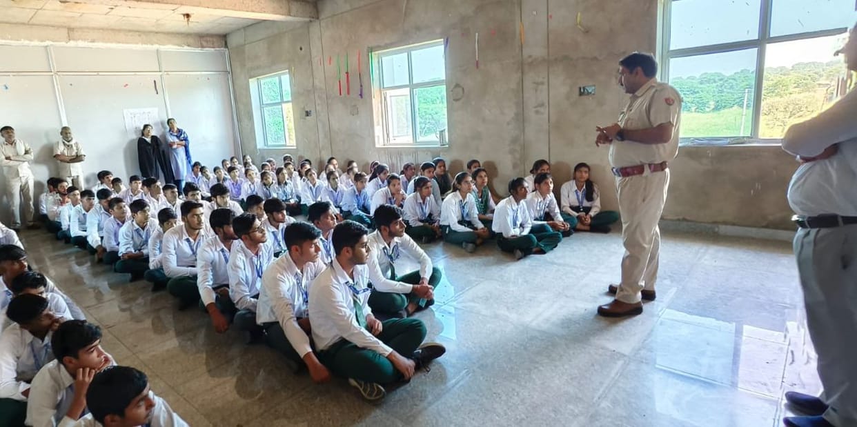 Made students aware of traffic rules