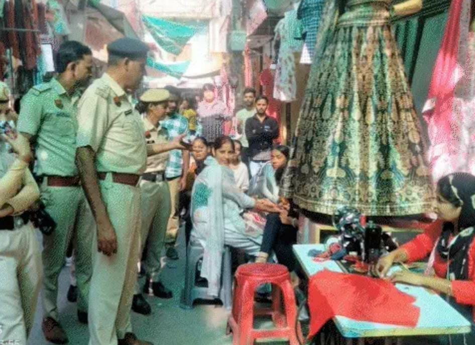 Police and city council took action against encroachment