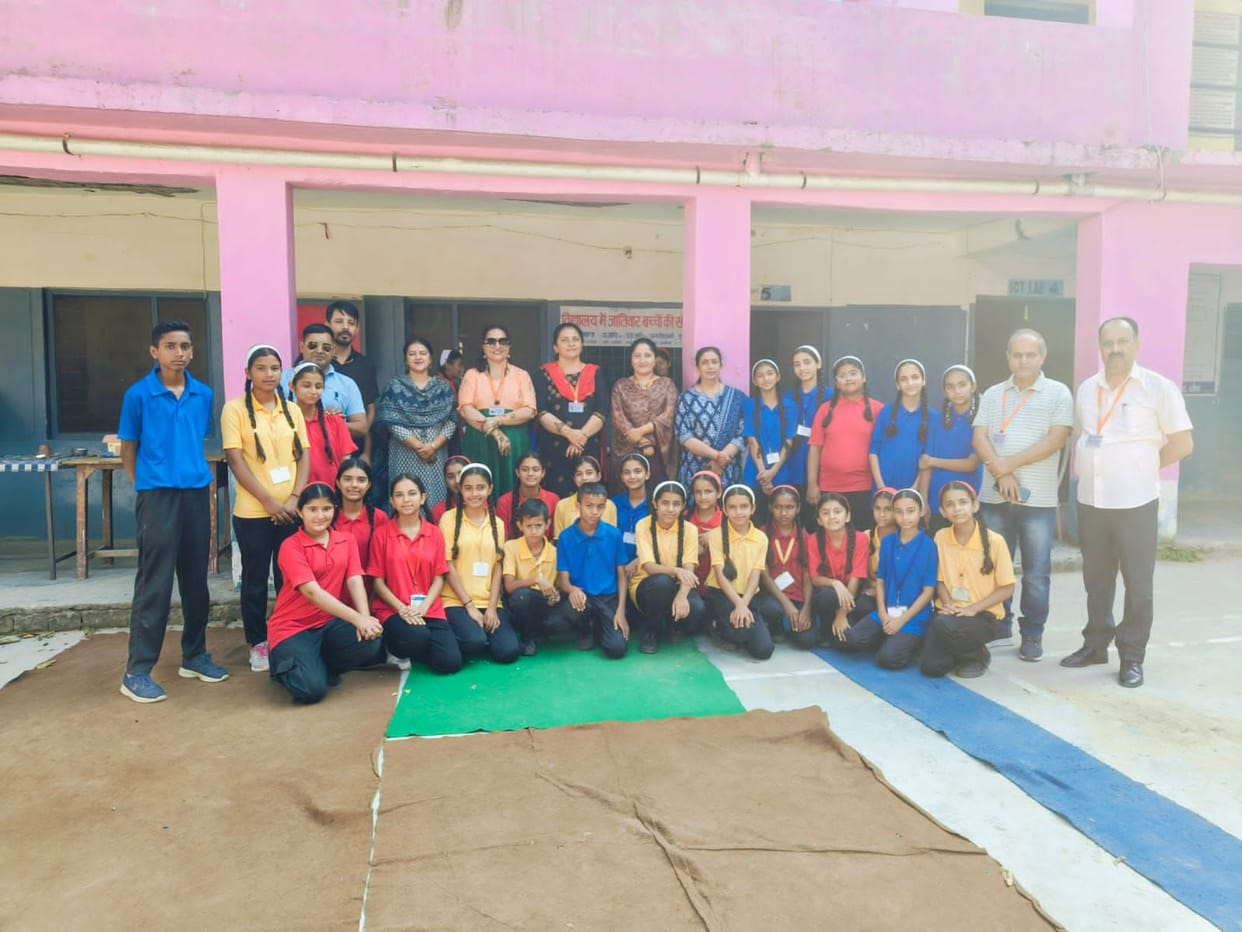 bal mela nd vir gatha programme in dhaun school