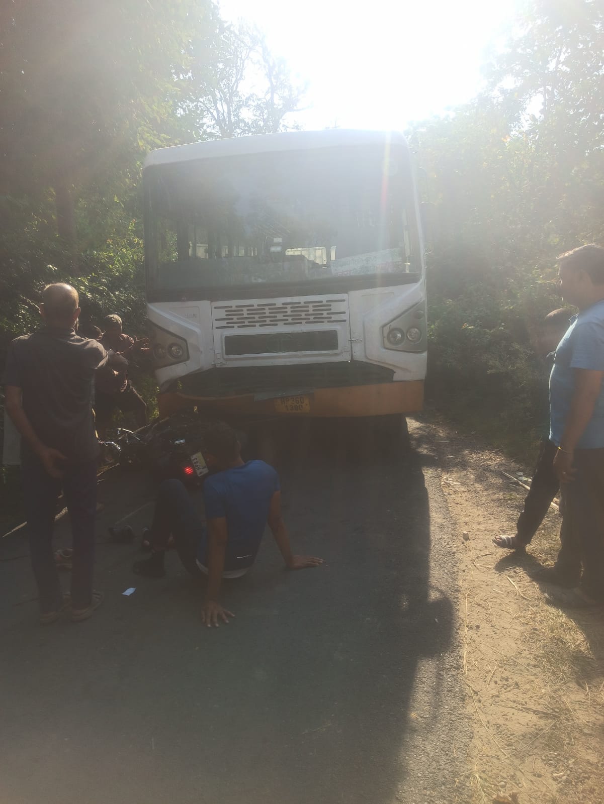 Teenager dies in collision between HRTC bus and bullet