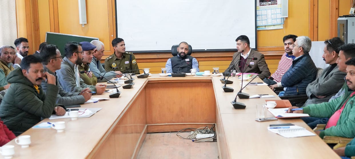 Meeting regarding preparations for state level Kinnaur Mahotsav, to be organized from 30 October to 2 November