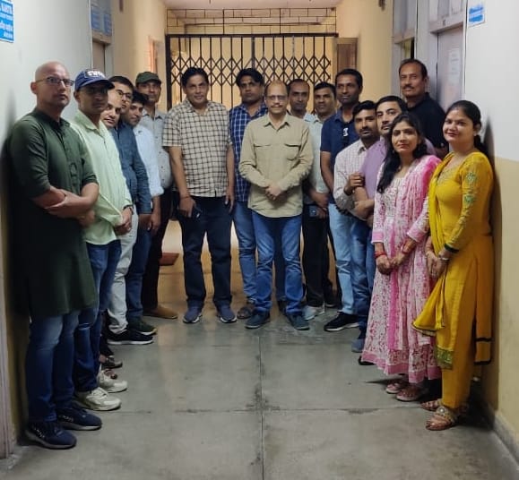 Employees Swabhiman Manch made Deepak Saini its candidate
