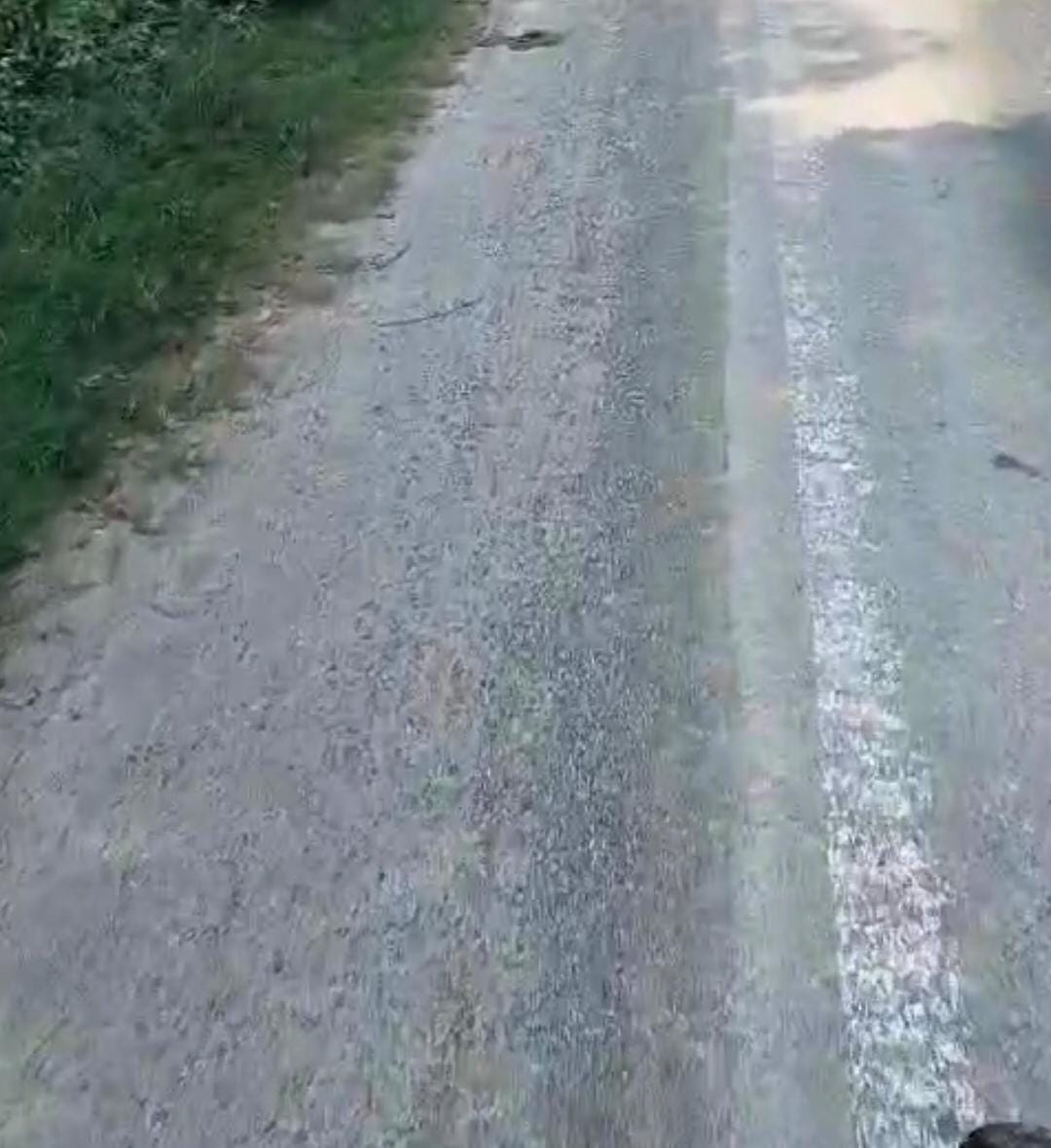 The work going on on the highway has become a problem for the drivers