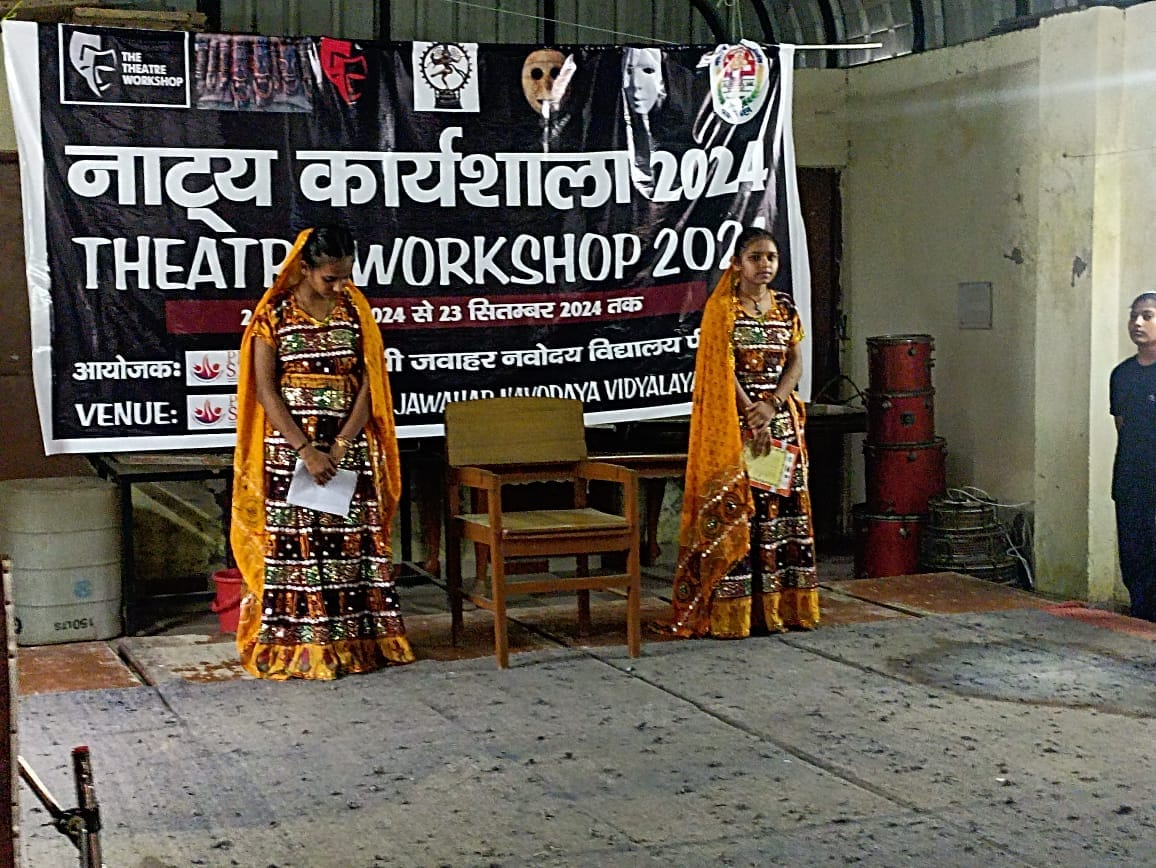 Students staged a play