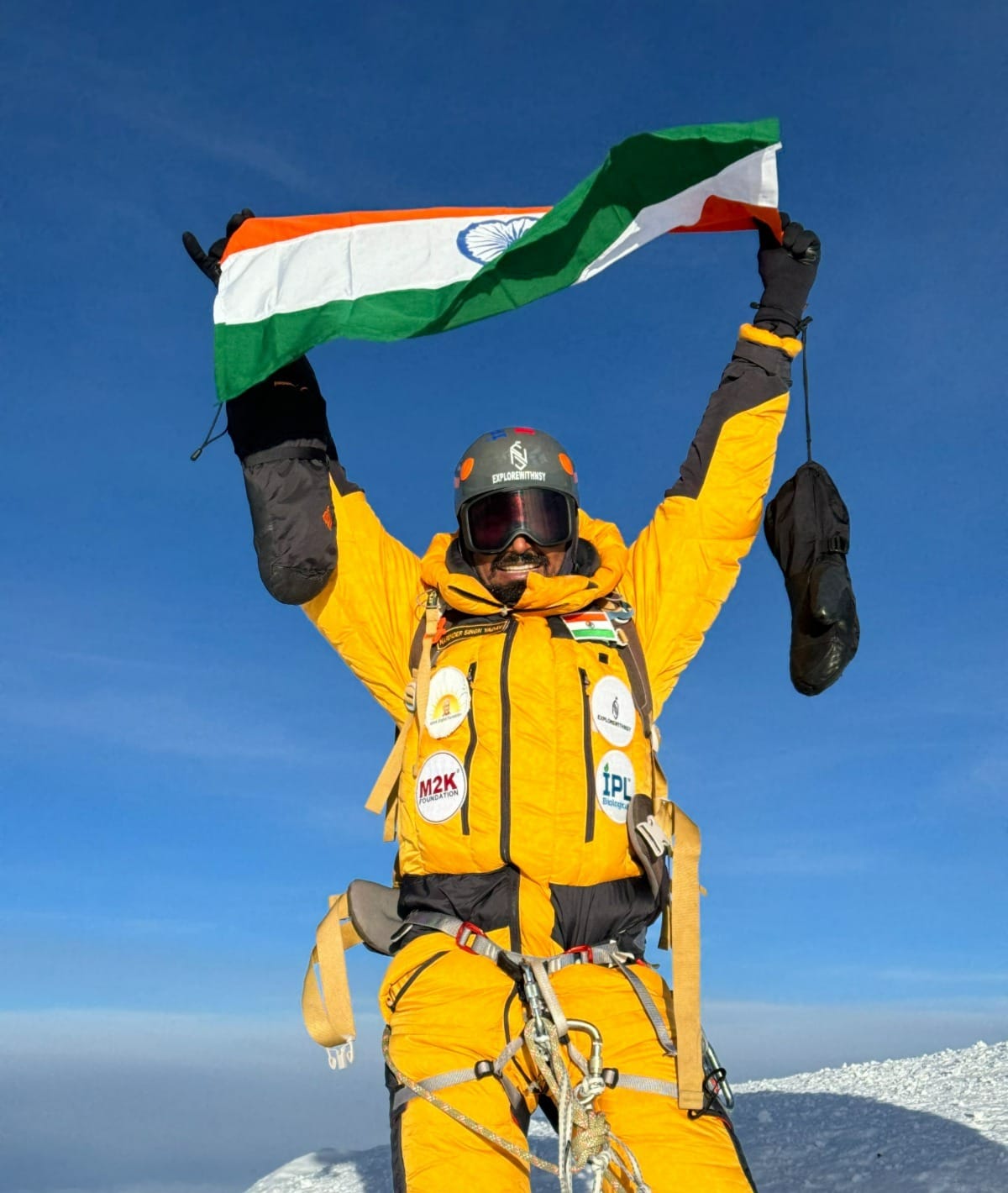 Narendra became the world's first youth mountaineer by conquering Denali, the highest peak of North America.