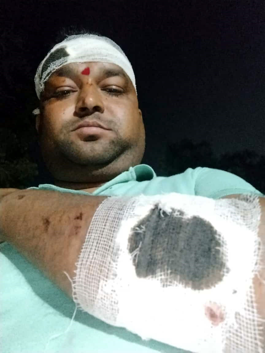 Bike collided with a tree, farmer leader injured