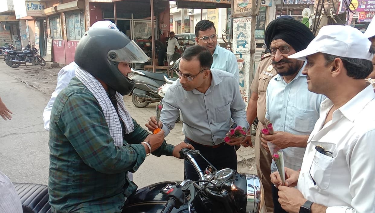 SDM made aware about traffic rules
