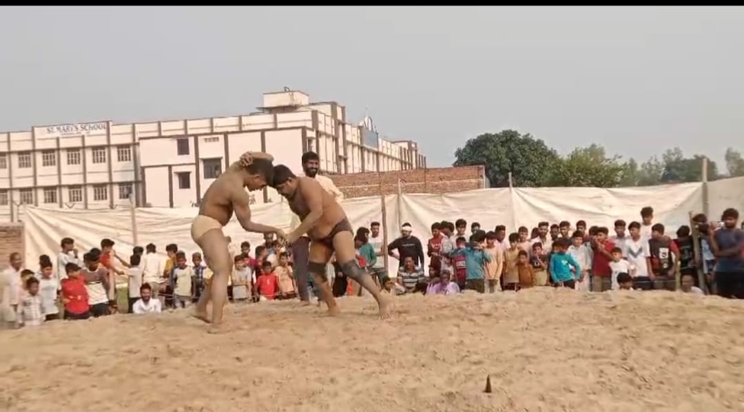 Babar, Ajmeri and Thapa wrestlers won the wrestling matches