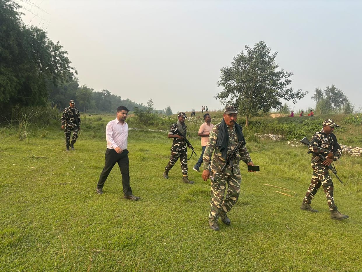 Farming is being done by encroaching on no man's land