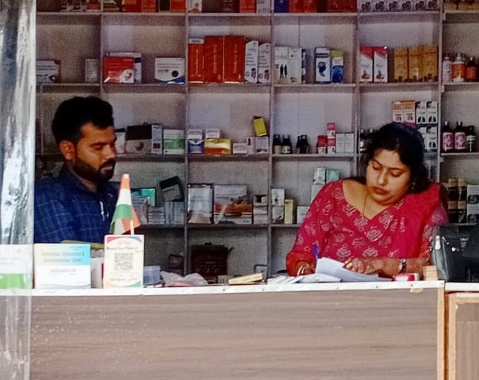 The reality of three medical stores was checked and samples of three medicines were also taken