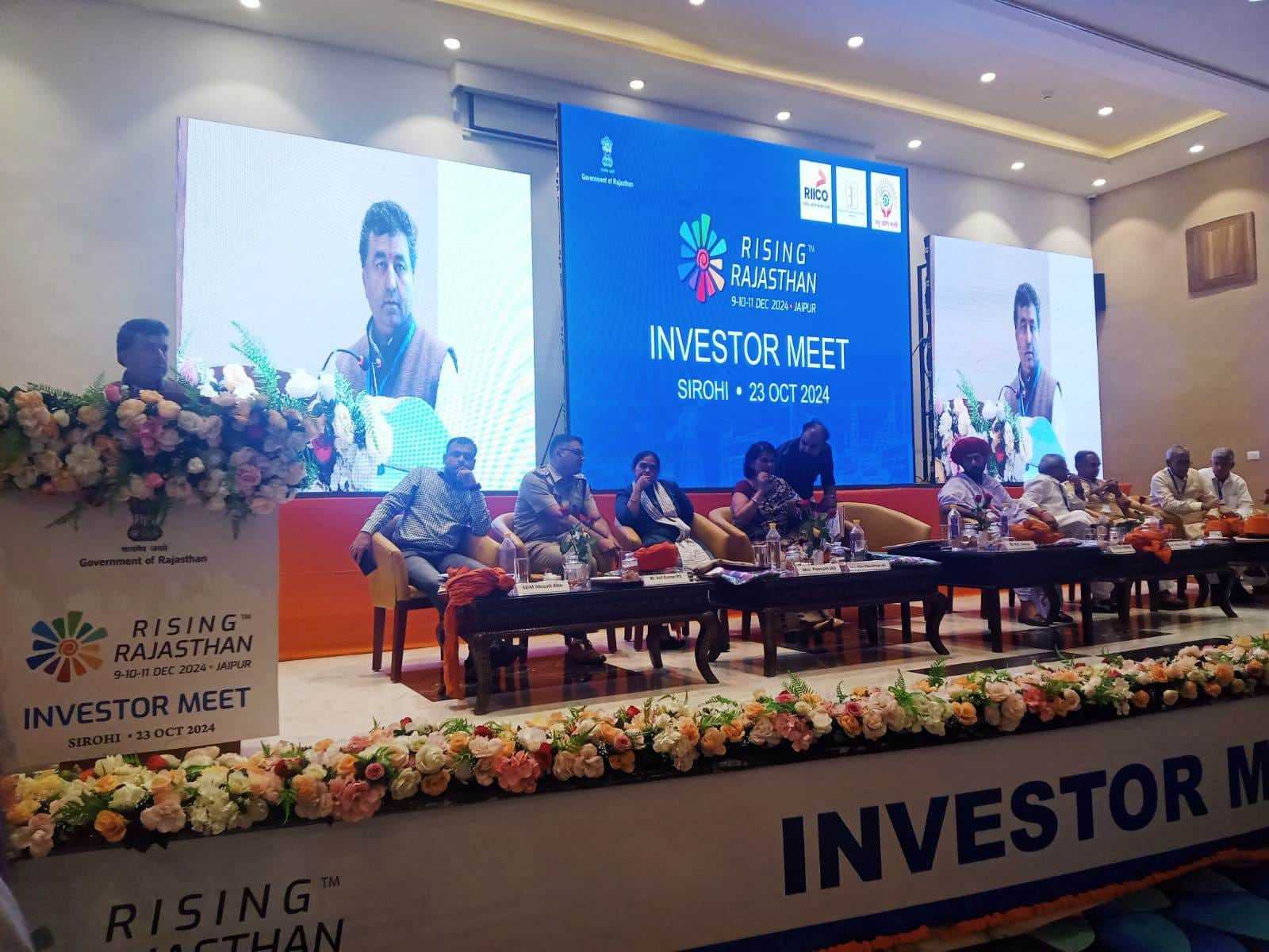 सिरोही। आबूरोड में जिलास्तरीय राइजिंग राजस्थान ‘इन्वेस्टर्स मीट’’ का आयोजन हुआ।