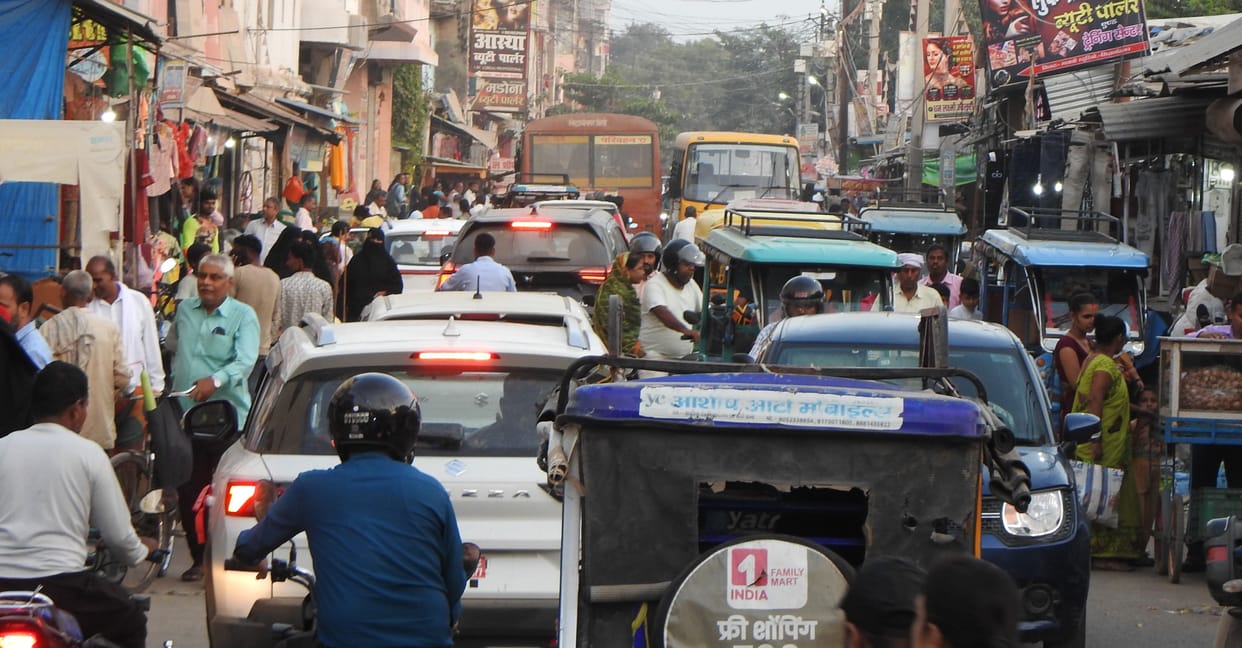 Festive season... mangoes getting stuck in traffic jams every day