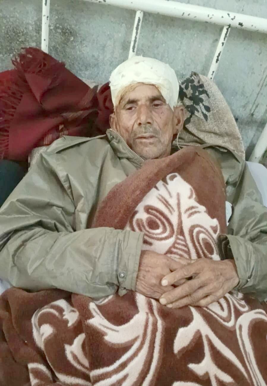 Bear terror in Shahdhar Panchayat, 72 year old man injured by bear, Rampur Bushahr