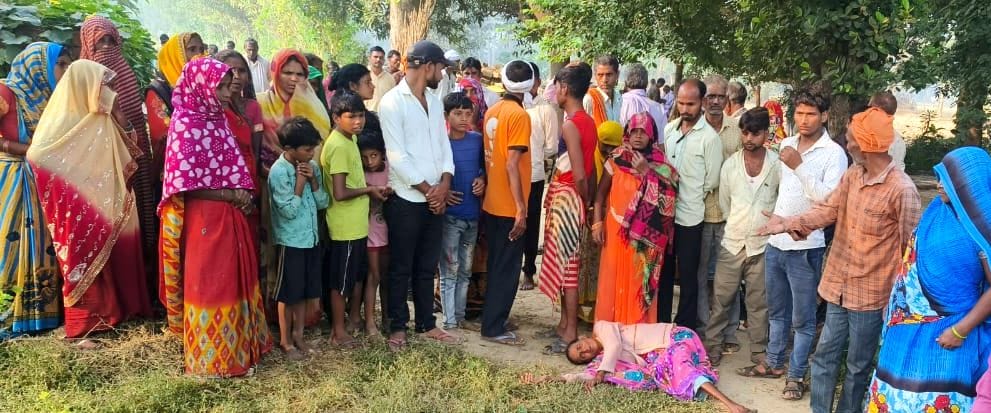 Farmer's body found soaked in blood, suspicion of murder