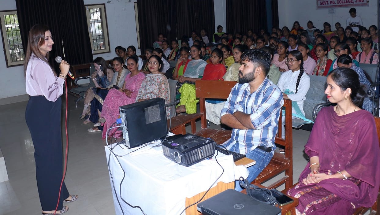 The intricacies of nail art were explained to the students